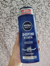 Шампунь Nivea, Men Энергия и сила, для всех типов волос, для мужчин, 250 мл - фото 2 от пользователя