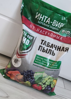 Инсектицид Табачная пыль, от различных видов насекомых, универсальный, порошок, 3 л, 1 кг, Инта-вир - фото 6 от пользователя