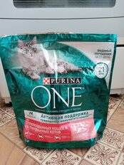 Корм для животных Purina, One, 1.5 кг, для стерилизованных кошек и кастрированных котов, лосось и пшеница, 12353233 - фото 2 от пользователя