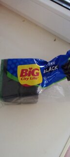 Губка для посуды 5 шт, Black, 10х6.5х4 см, с волнистой поверхностью, Big City Life, 14410025 - фото 1 от пользователя