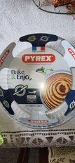 Форма для запекания стекло, 26 см, 2.1 л, круглая, с волнистым краем, Pyrex, Bake &amp; Enjoy, 818B000/5046 - фото 8 от пользователя