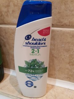 Шампунь Head &amp; Shoulders, 2в1 Ментол, против перхоти, 200 мл - фото 1 от пользователя