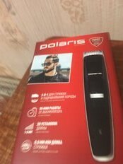 Машинка для стрижки Polaris, PHC 1102R, аккумуляторная, черная - фото 4 от пользователя