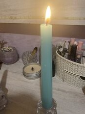 Свеча декоративная, 25х2.1 см, стержень, 2 шт, мятная, Bartek Candles - фото 5 от пользователя