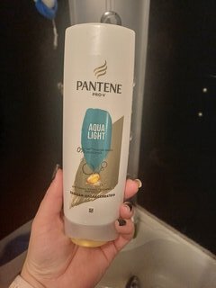 Бальзам-ополаскиватель для сухих и поврежденных волос, Pantene Pro-V, Aqua Light, 360 мл - фото 3 от пользователя