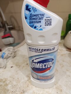 Чистящее средство универсальное, Domestos, Ультра белый, гель, 1 л - фото 5 от пользователя