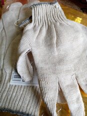 Перчатки х/б, 10 класс вязки, 4 нити, индивидуальная упаковка - фото 4 от пользователя