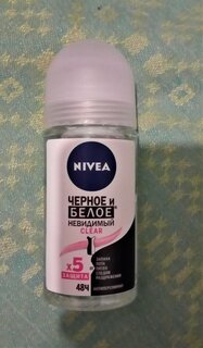 Дезодорант Nivea, Невидимая защита для черного и белого Clear, для женщин, ролик, 50 мл - фото 1 от пользователя