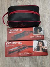 Эл.Щипцы POLARIS 2070MK + плойка POLARIS 2580MK + косметичка - фото 7 от пользователя