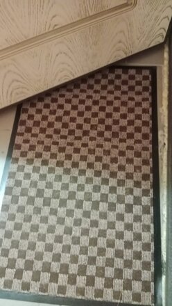 Коврик придверный, 50х80 см, прямоугольный, ПВХ, коричневый, Жаккард , ComeForte, НР-206 - фото 7 от пользователя