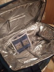 Термосумка 30 л, 45х28х29 см, Green Days, полиэстер, синяя, с геометрическим рисунком, с 2 хладоэлементами в комплекте, CA214134.01STD - фото 9 от пользователя