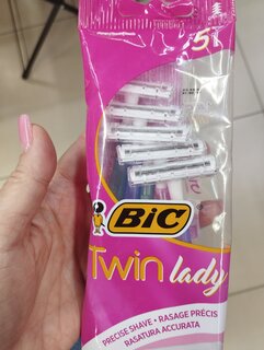 Станок для бритья Bic, Twin Lady, для женщин, 5 шт, одноразовые, 868207 - фото 8 от пользователя