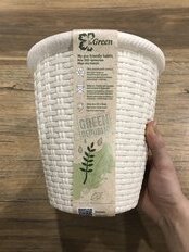 Горшок для цветов пластик, 4.5 л, 21 см, со вставкой 2.25 л, лен, InGreen, InGreen, ING6213ЭКОЛЕН - фото 5 от пользователя