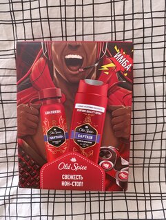 Набор подарочный для мужчин, Old Spice, Captain, дезодорант спрей 150 мл + гель для душа+шампунь 250 мл - фото 9 от пользователя