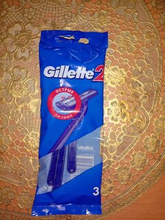 Станок для бритья Gillette, для мужчин, 3 шт, одноразовые - фото 2 от пользователя