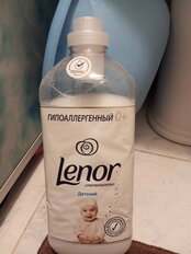 Кондиционер для белья Lenor, 2 л, для детских вещей, Детский, для чувствительной кожи - фото 1 от пользователя