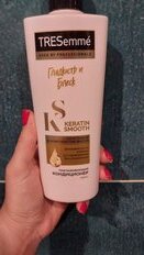 Кондиционер для всех типов волос, TRESemme, Keratin Smooth, с кератином и комплексом масел, разглажив, 400 мл - фото 9 от пользователя