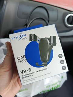 Держатель для телефона Vixion, VR-8, в дефлектор, черный - фото 7 от пользователя