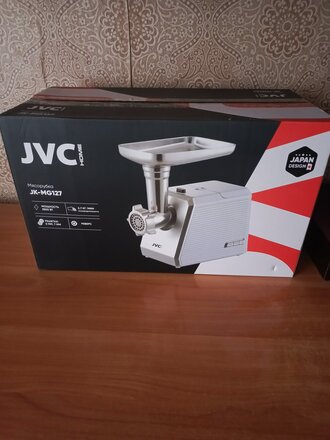 Мясорубка электрическая JVC, JK-MG127, 2500 Вт, реверс, 2.7 кг/мин, пластик, с отсеком для хранения насадок, белый, серебристая - фото 5 от пользователя