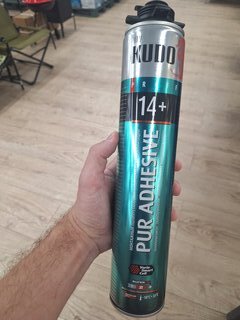 Клей-пена KUDO, APS 14+, 1 л, для теплоизоляции, всесезонный, KUPP10UAPS - фото 4 от пользователя