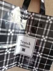 Пакет-сумка 39х36 см, с петлевой ручкой, черный, Scotch fashion, 007156 - фото 4 от пользователя