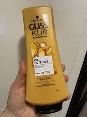 Бальзам-ополаскиватель для волос, Gliss Kur, Oil Nutritive, 360 мл - фото 1 от пользователя