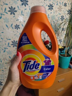 Гель для стирки Tide, 0.975 л, для цветного белья, Color - фото 6 от пользователя