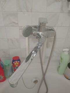 Смеситель для ванны, РМС, с картриджем, пластиковый корпус, PL6CH-006E - фото 1 от пользователя