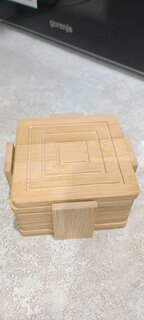 Подставка под горячее, дерево, 6 шт, 11.5х11.5 см, держатель, G11-LZ1001 - фото 4 от пользователя
