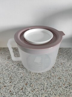 Кружка для миксера, пластик, в ассортименте, с крышкая, Полимербыт, С381, 4338100 - фото 9 от пользователя