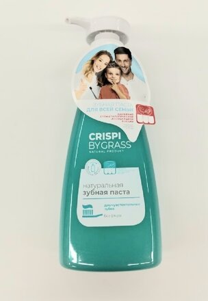 Зубная паста Grass, Crispi, 250 мл, Для чувствительных зубов, с дозатором - фото 4 от пользователя