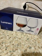 Бокал для коньяка, 250 мл, стекло, 6 шт, Luminarc, French Brasserie, J0010 - фото 3 от пользователя