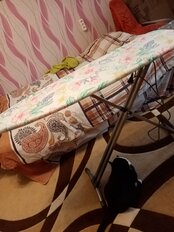Доска гладильная 122х40 см, подставка для утюга, гладильный рукав, встроенная розетка, удлинитель 2.2 м, Nika, Н10+, в ассортименте - фото 9 от пользователя