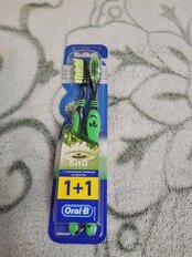 Зубная щетка Oral-B, Био, средней жесткости, 2 шт, 0051021043, в ассортименте - фото 1 от пользователя