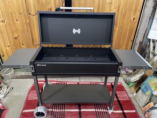 Мангал 1535х930х390х901 мм, 3 мм, разборный, с крышкой, гриль, Gratar, МАН 305 - фото 3 от пользователя