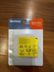 Ремкомплект для бассейнов 6.5х6.5 см, 10 самоклеящихся заплат, Bestway, 62068BW - фото 9 от пользователя