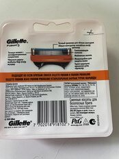 Сменные кассеты для бритв Gillette, Fusion, для мужчин, 6 шт, GIL-81658791 - фото 2 от пользователя