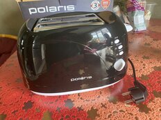 Тостер Polaris, PET 0702L, пластик, 750 Вт, механический, 6 степеней прожарки, черный - фото 5 от пользователя