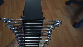 Набор ключей комбинированный, 12 предметов, Bartex, 6-22 мм, хромированный зеркальный, CrV сталь - фото 6 от пользователя
