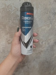 Дезодорант Rexona, Invisible, для мужчин, спрей, 150 мл - фото 2 от пользователя