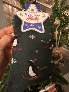 Носки для мужчин, хлопок, Брестские, Classic New year, 538, темно-зеленые, р. 25, 20C2146 - фото 1 от пользователя