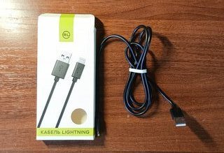 Кабель USB, Red Line, lightning, 1 м, 8 - pin, для Apple, черный, УТ000008646 - фото 1 от пользователя