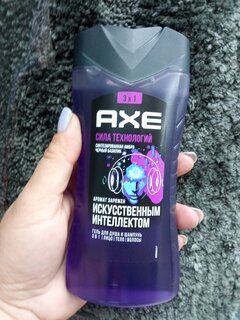 Гель для душа и шампунь Axe, Сила технологии, для мужчин, 250 мл - фото 2 от пользователя