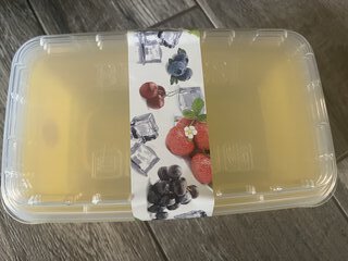 Контейнер пищевой пластик, 1 л, 9.5 см, 3 шт, лимон, прямоугольный, Berossi, Zip, ИК 17455000 - фото 4 от пользователя