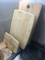 Подставка для разделочных досок, дерево, 25х11.5х10 см, Y4-4391 - фото 3 от пользователя
