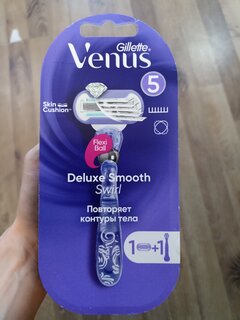 Станок для бритья Gillette, Venus Swirl, для женщин, 1 сменная кассета, VNS-81534267 - фото 7 от пользователя