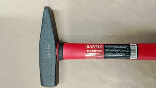 Молоток Bartex, B00008, квадратный боек, рукоятка фибергласовая, 0.2 кг - фото 2 от пользователя