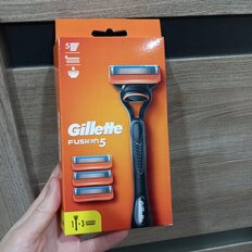 Станок для бритья Gillette, Fusion, для мужчин, 3 сменные кассеты - фото 3 от пользователя