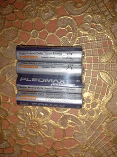 Батарейка Pleomax, ААА (R03, 24D), Super heavy duty Samsung, солевая, 1.5 В, спайка, 4 шт, 236 - фото 1 от пользователя