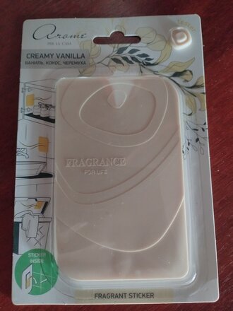Ароматизатор для дома Fragrant Sticker Creamy vanilla, А 6102 - фото 1 от пользователя